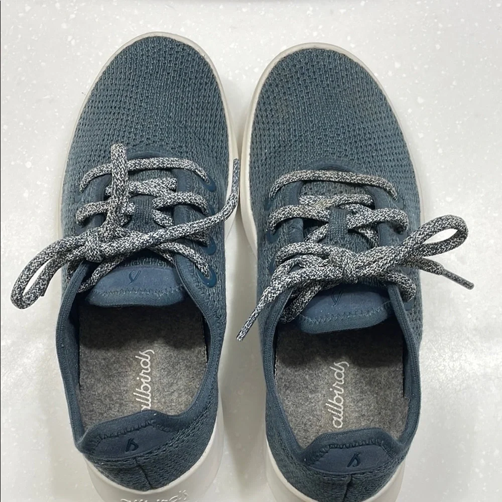 ALLBIRDS Blue Wool Sneakers Size 7